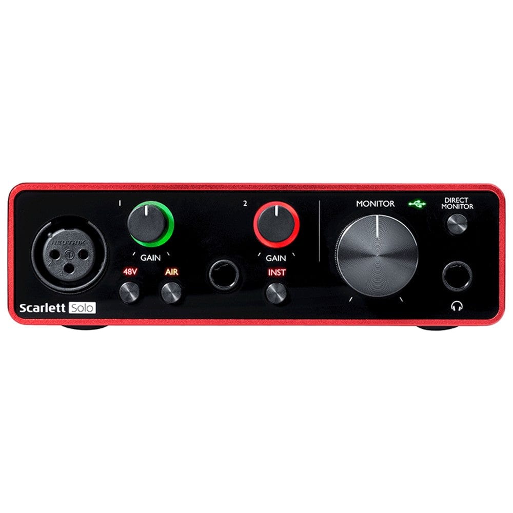 Hot Focusrite Scarlett Solo 3rd Gen Audio Interface Headphone