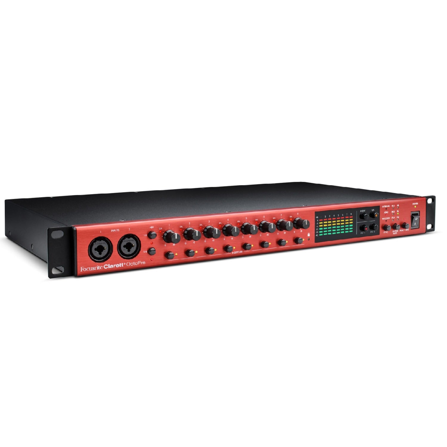 Focusrite Pre Amps Focusrite Clarett Plus Octopre 8-in 8-out Adat Preamp