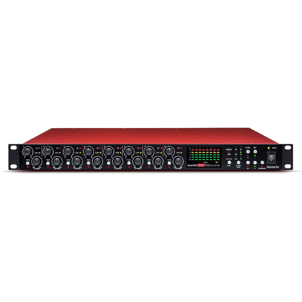Focusrite Scarlett Octapre Dynamic Eight-Channel Microphone Preamp wit ...