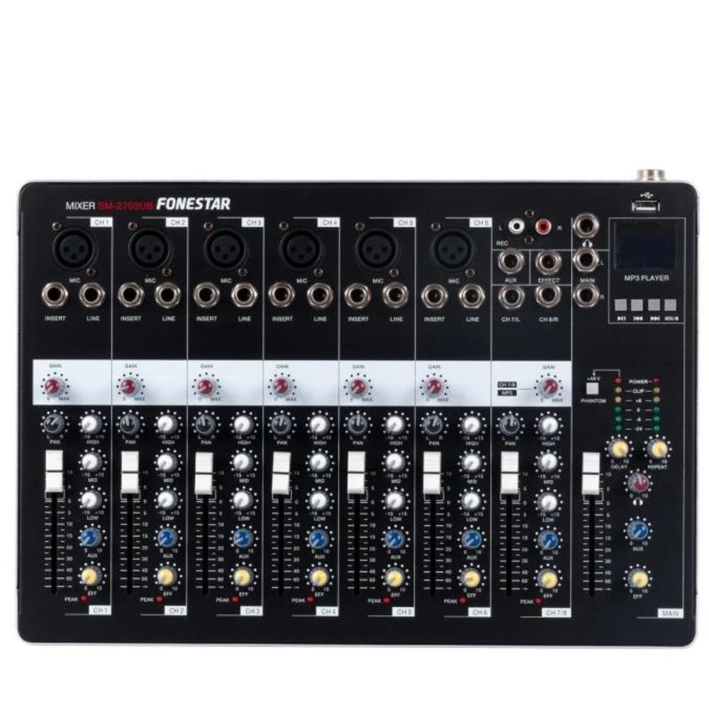 Fonestar Mixers Fonestar SM-2703UB Studio Mixer
