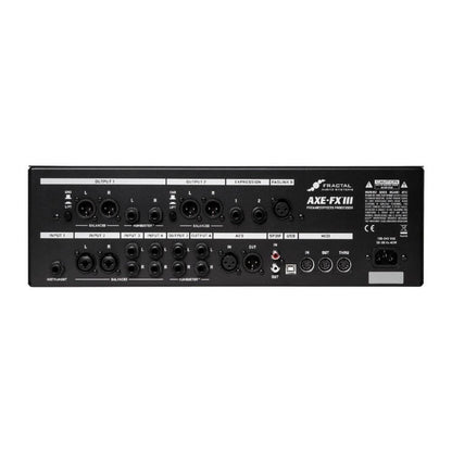 fractal audio guitar processors fractal audio axe-fx iii preamp/fx rack processor 