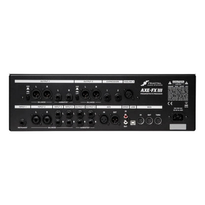 fractal audio guitar processors fractal audio axe-fx iii preamp/fx rack processor 