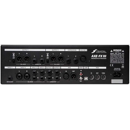 fractal audio guitar processors fractal audio axe-fx iii preamp/fx rack processor 