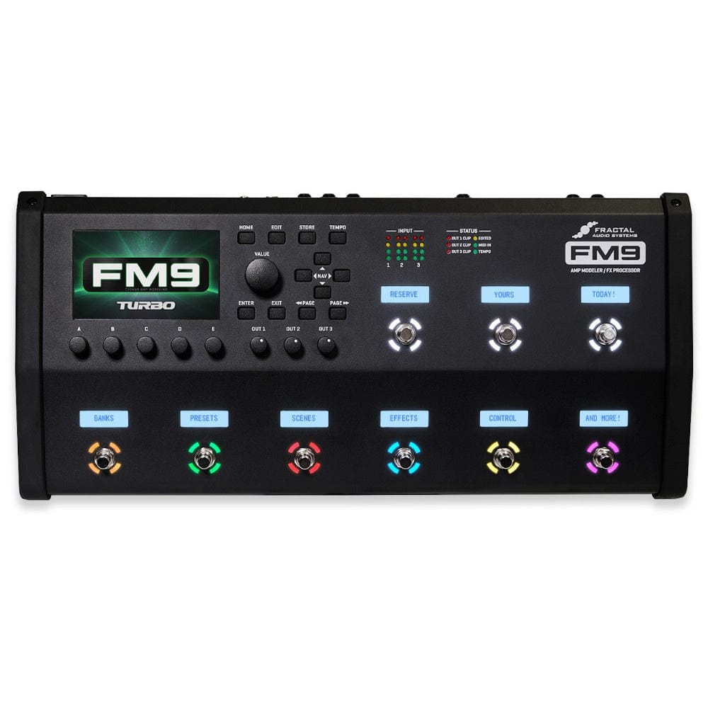Fractal Audio Guitar Processors Fractal Audio FM9 Turbo Amp Modeler Multi Effects Guitar Processor