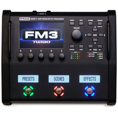 fractal audio guitar processors fractal fm3 mark ii turbo amplifier modeler
