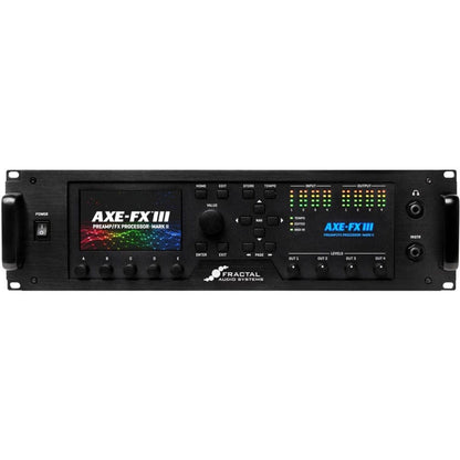 fractal audio guitar processors turbo fractal audio axe-fx iii preamp/fx rack processor 