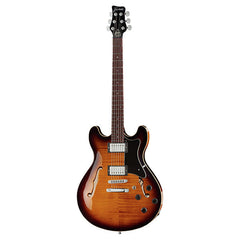Framus Hollow & Semi-Hollow Electric Guitars Vintage Sunburst High Polish Framus Mayfield Pro GPS Semi Hollow Electric Guitar