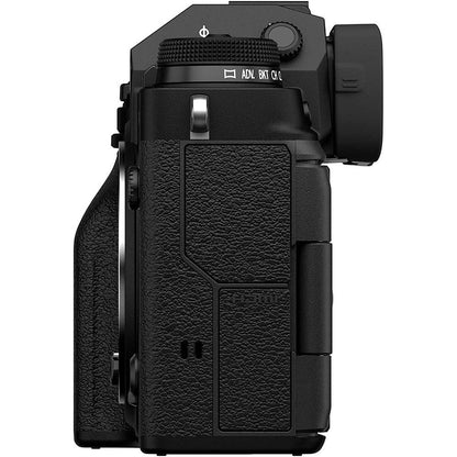 fujifilm action cameras black fujifilm x-t4 26mp mirrorless camera body with xf18-55mm lens - black   