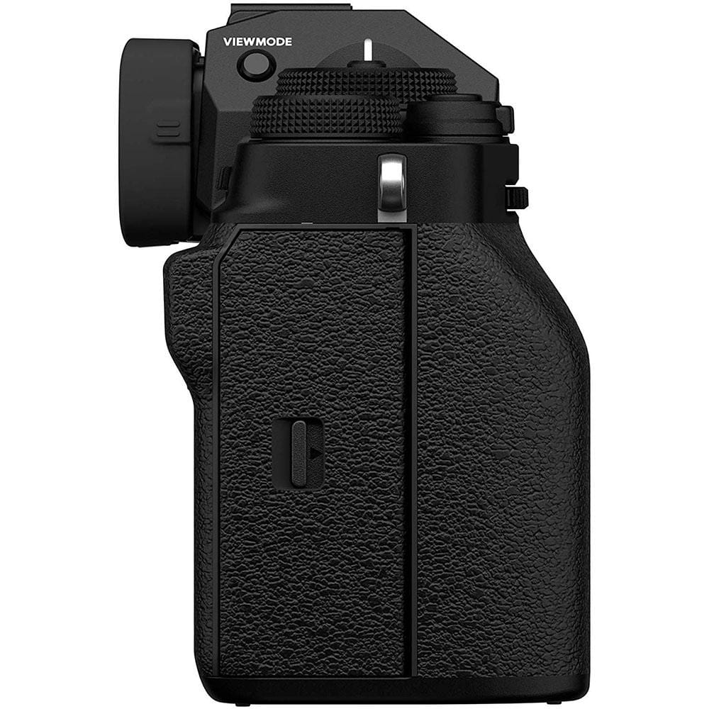 fujifilm action cameras black fujifilm x-t4 26mp mirrorless camera body with xf18-55mm lens - black   