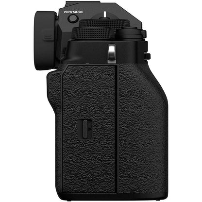 fujifilm action cameras black fujifilm x-t4 26mp mirrorless camera body with xf18-55mm lens - black   