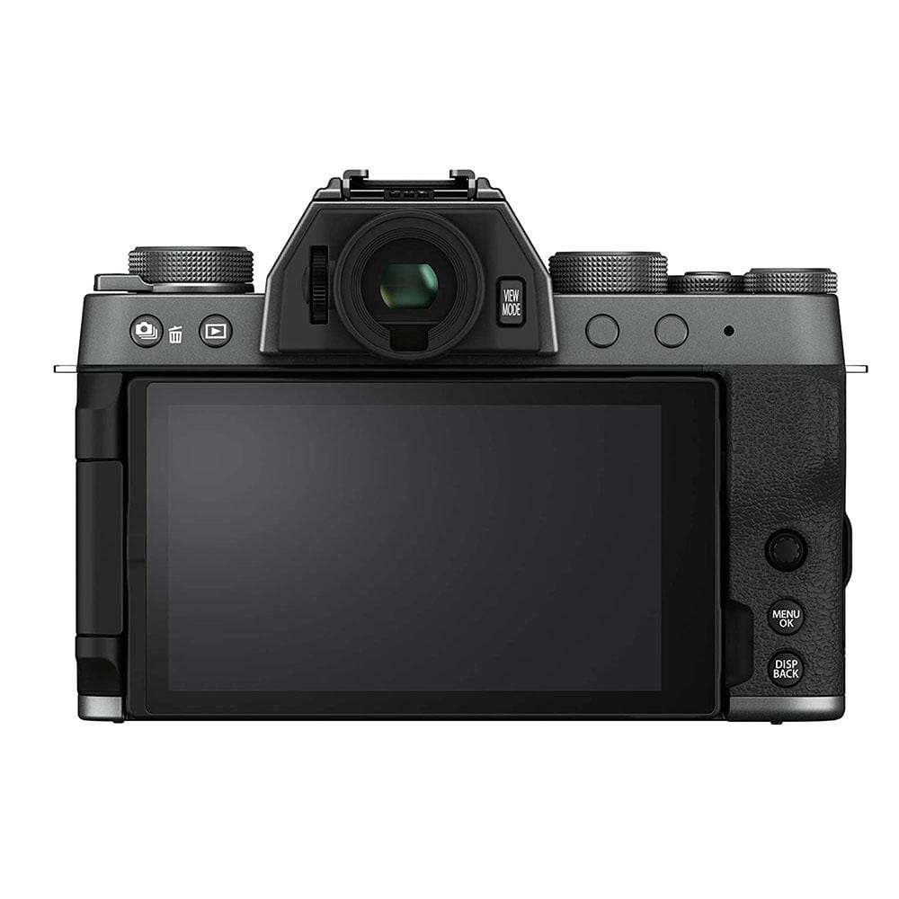 fujifilm action cameras dark silver fujifilm x-t200 24.2 mp mirrorless camera with xc 15-45 mm lens - dark silver 