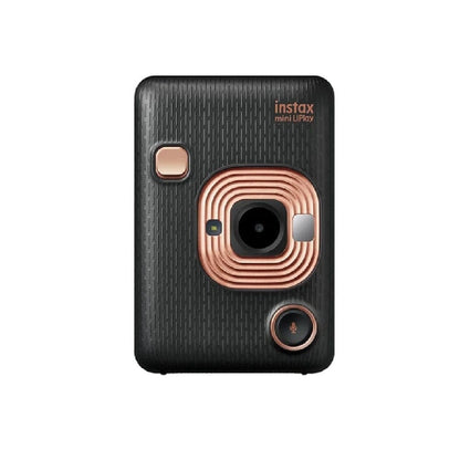 fujifilm action cameras elegant black fujifilm instax mini liplay hybrid instant camera    