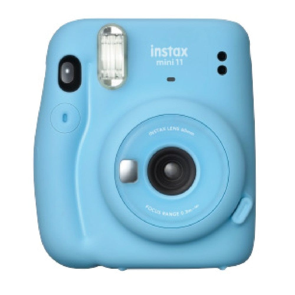 fujifilm action cameras fujifilm instax mini 11 bundle pack with 20 shot film instant camera  #color_sky-blue