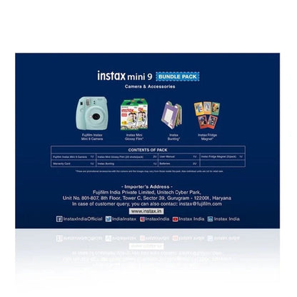 Fujifilm Action Cameras Fujifilm Instax Mini 9 Bundle Pack with 40 Film Shot Instant Camera