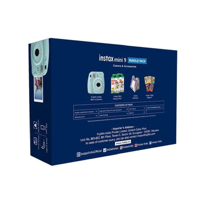 Fujifilm Action Cameras Fujifilm Instax Mini 9 Bundle Pack with 40 Film Shot Instant Camera