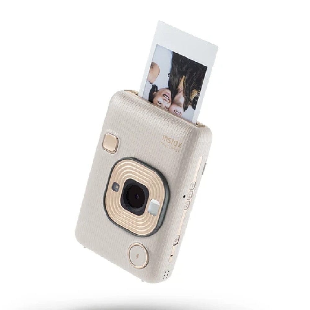 fujifilm action cameras fujifilm instax mini liplay hybrid instant camera    #color_beige-gold