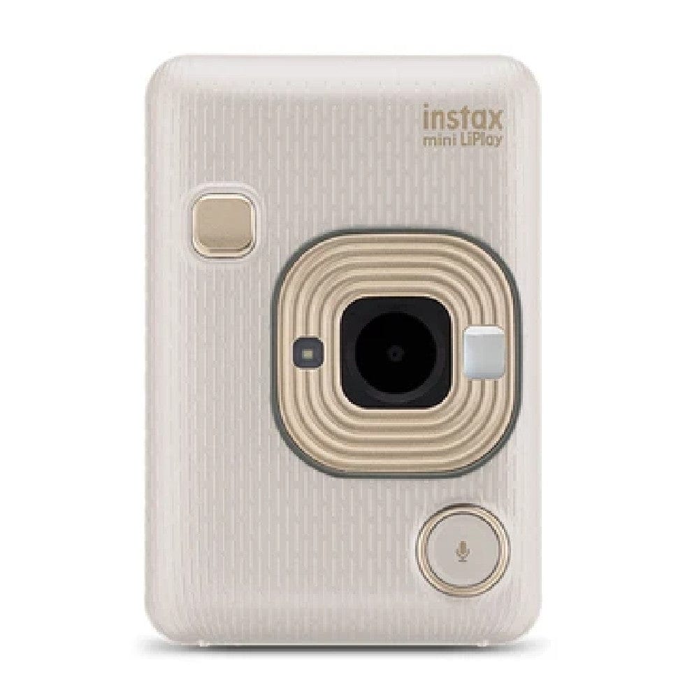 fujifilm action cameras fujifilm instax mini liplay hybrid instant camera    #color_beige-gold