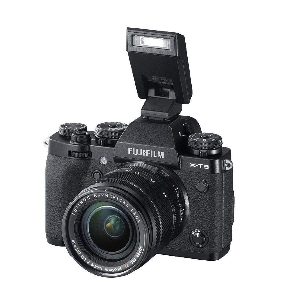 fujifilm action cameras fujifilm x-t3 26.1 mp mirrorless camera with xf 18-55 mm lens 