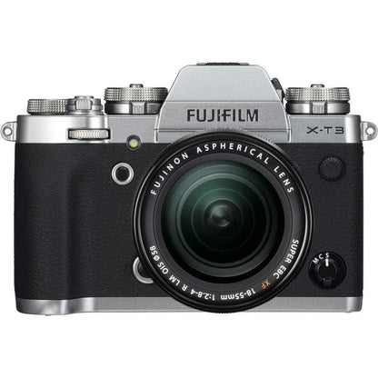 fujifilm action cameras fujifilm x-t3 26.1 mp mirrorless camera with xf 18-55 mm lens 