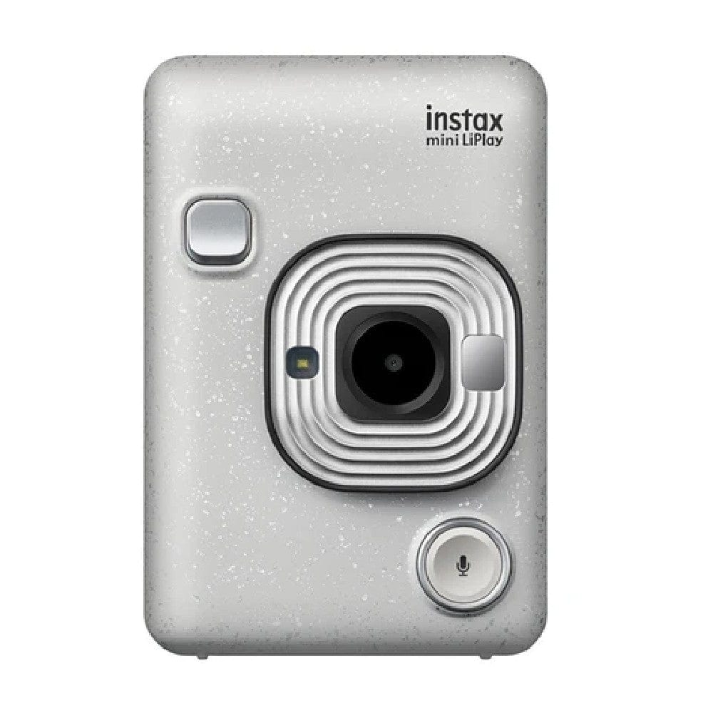 fujifilm action cameras stone white fujifilm instax mini liplay hybrid instant camera    #color_stone-white