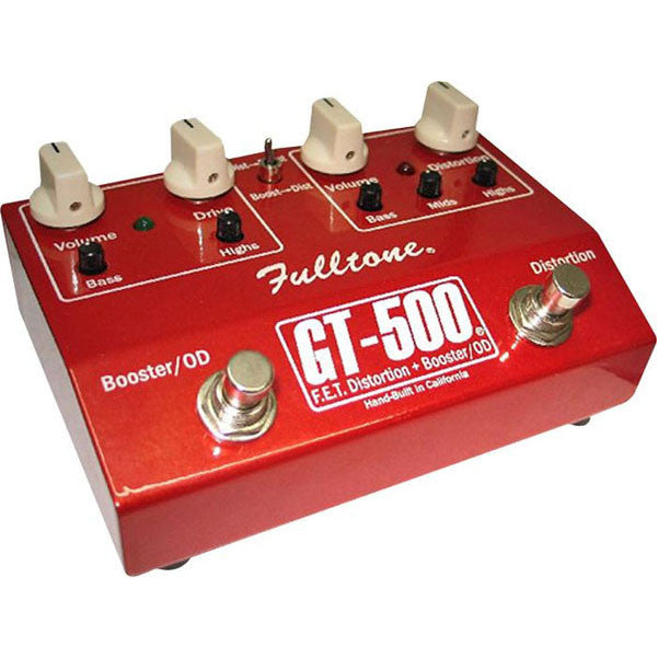 Fulltone Effect Pedals Fulltone GT-500 FET Distortion + Booster and Overdrive Guitar Effects Pedal