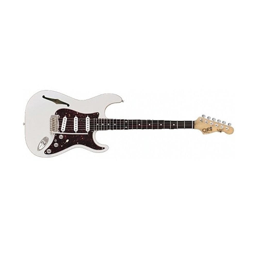 G&L Electric Guitars G&L S 500 Semi-Hollow Electric Guitars - Pearl White