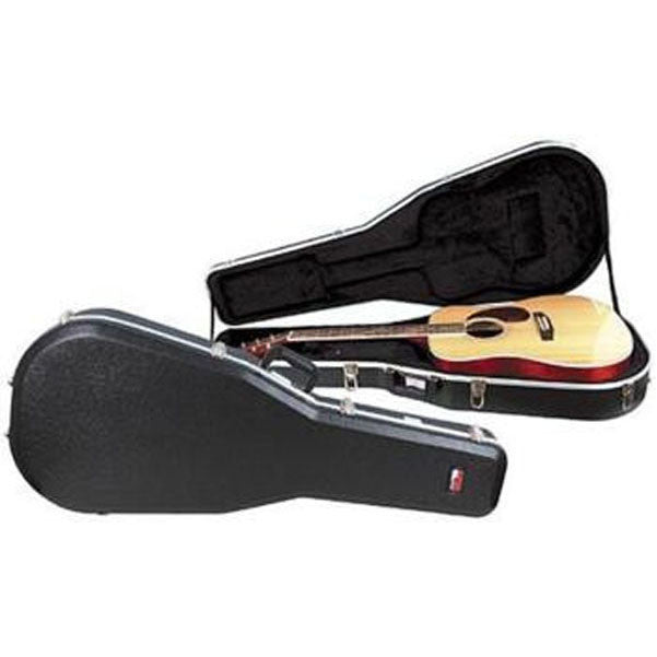 gator acoustic guitar cases gator deluxe dreadnought  acoustic guitar case