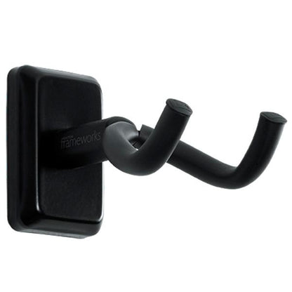 gator guitar hangers and holders black gator frameworks wall mount guitar hanger 