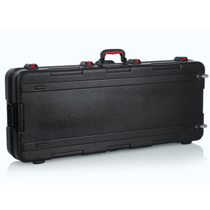 gator keyboard cases gator gtsa-key61 tsa series 61-note keyboard case with wheels