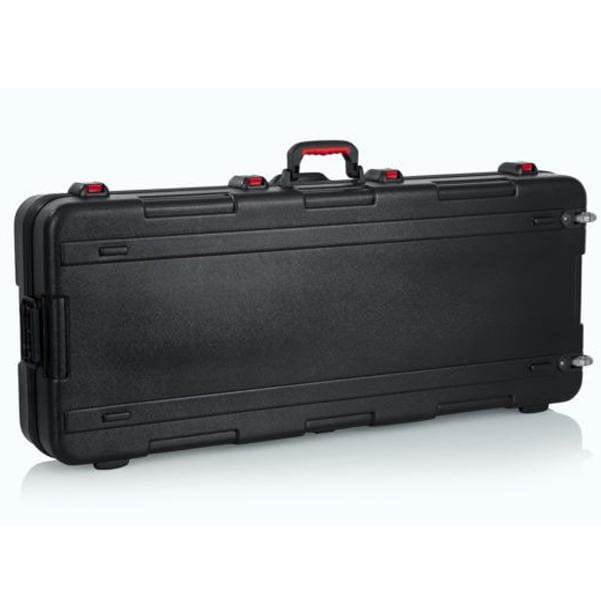 gator keyboard cases gator gtsa-key61 tsa series 61-note keyboard case with wheels
