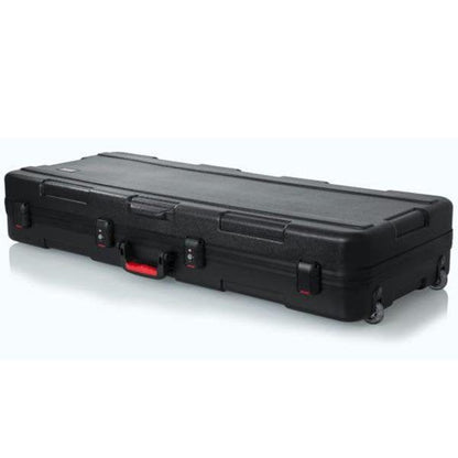 gator keyboard cases gator gtsa-key61 tsa series 61-note keyboard case with wheels