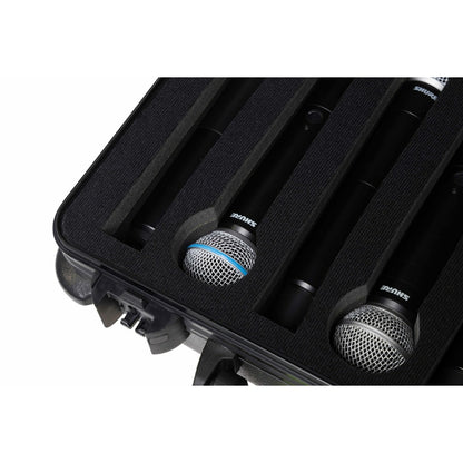 Gator Microphone Bags & Cases Gator SH-MICCASEW06 Shure Plastic Case