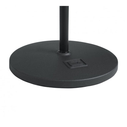 gator microphone stands black gator frameworks gfw-mic-1201 12" roundbase microphone stand     
