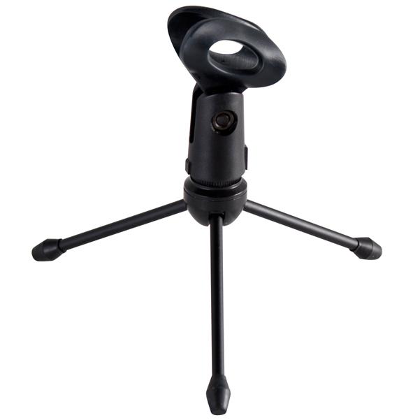 Gator Microphone Stands Gator Frameworks GFW-MIC-0250 Mini Tripod Desktop Stand for Wired Microphones