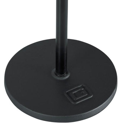 gator microphone stands gator frameworks gfw-mic-1000 10 inch roundbase mic stand with standard twist clutch