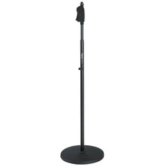 Gator Microphone Stands Gator Frameworks GFW-MIC-1001 10 inch Roundbase Mic Stand with Deluxe One-Handed Clutch