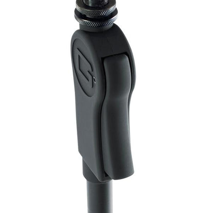 Gator Microphone Stands Gator Frameworks GFW-MIC-1001 10 inch Roundbase Mic Stand with Deluxe One-Handed Clutch