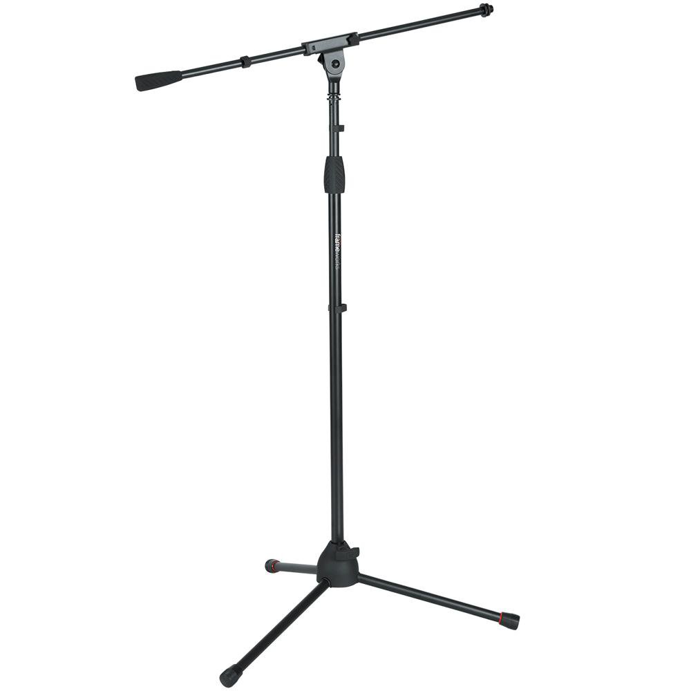 gator microphone stands gator frameworks gfw-mic-2010 tripod mic stand with standard twist clutch and single section boom