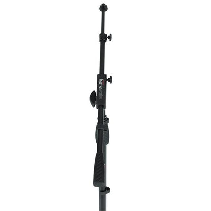 gator microphone stands gator frameworks gfw-mic-2020 tripod mic stand with standard twist clutch and telescoping boom