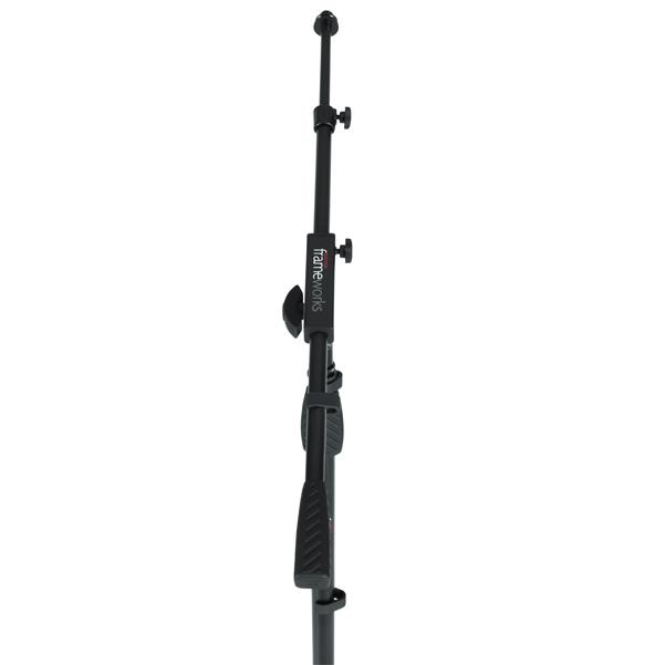gator microphone stands gator frameworks gfw-mic-2020 tripod mic stand with standard twist clutch and telescoping boom