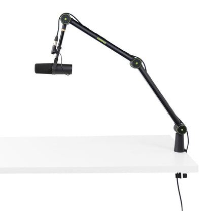 Gator Microphone Stands Gator Shure Desk-Mounted Articulating Boom Arm Microphone Stand