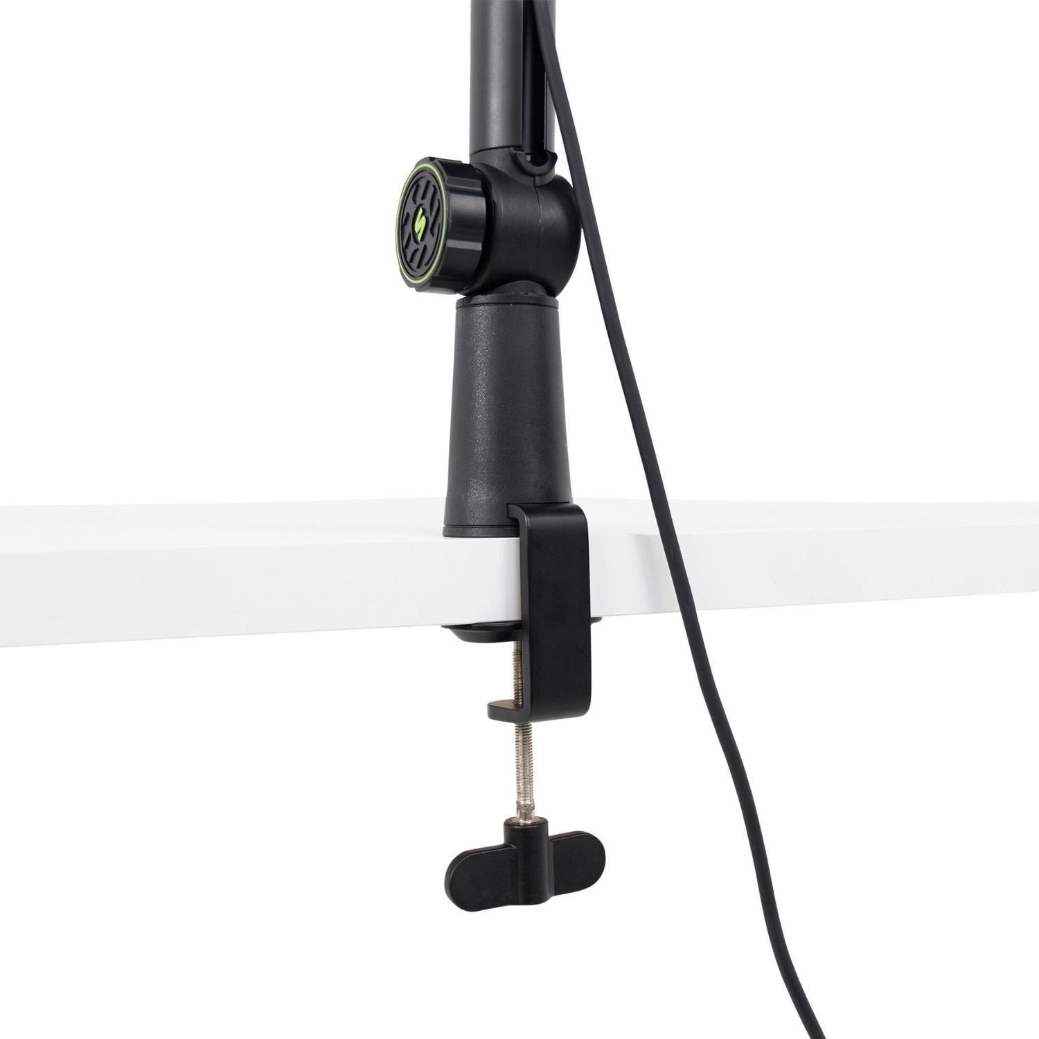 Gator Microphone Stands Gator Shure Desk-Mounted Articulating Boom Arm Microphone Stand