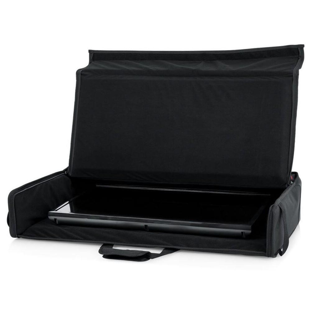 gator other cases and gigbags gator g-lcd-tote-md medium padded lcd nylon carry tote bag- black