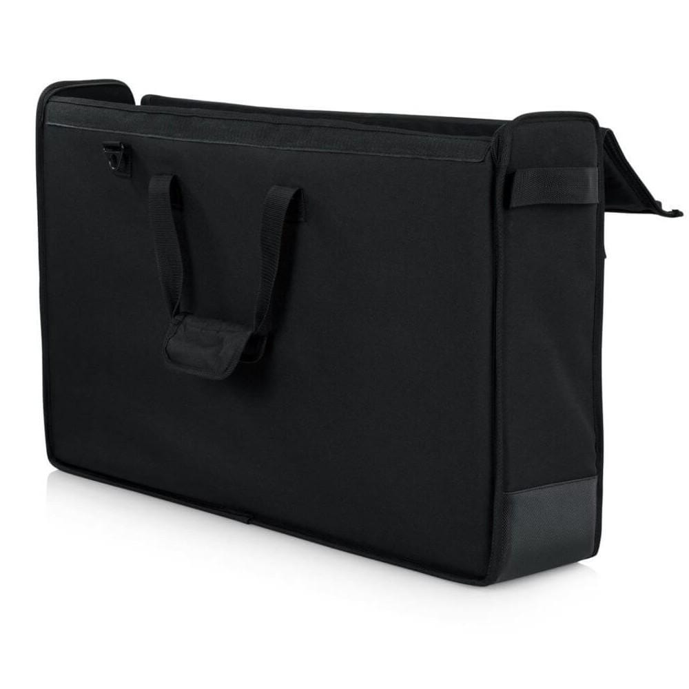 gator other cases and gigbags gator g-lcd-tote-md medium padded lcd nylon carry tote bag- black