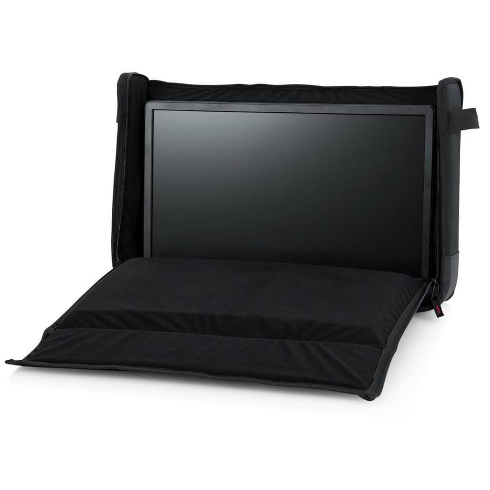 gator other cases and gigbags gator g-lcd-tote-sm small padded lcd nylon carry tote bag- black