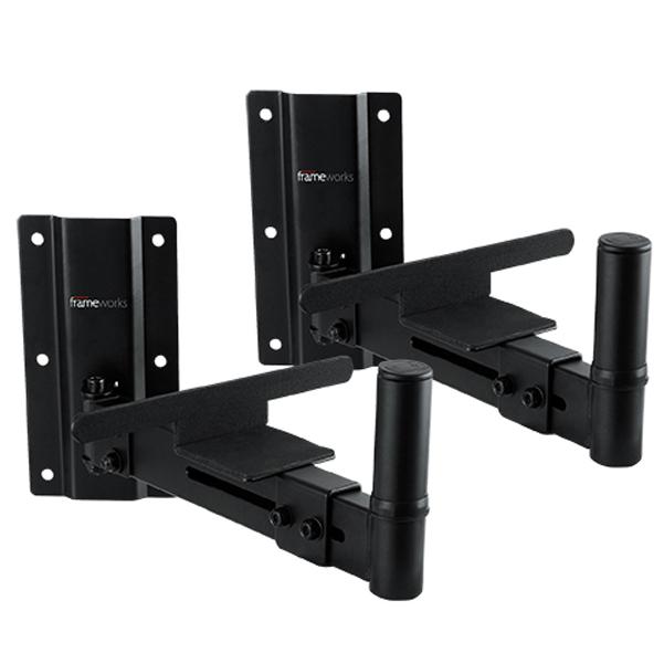 gator speaker stands gator frameworks gfw-spk-wm100 wall mount speaker stands - pair