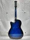 GC Acoustic Guitars GC 38C Acoustic Guitar with Truss Rod and Bag - Blue Burst - Open Box B Stock