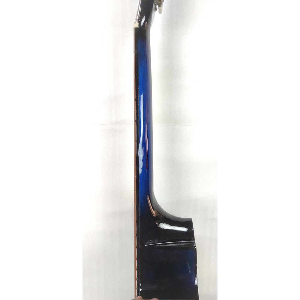 gc acoustic guitars gc 38c acoustic guitar with truss rod and bag - blue burst - open box b stock    