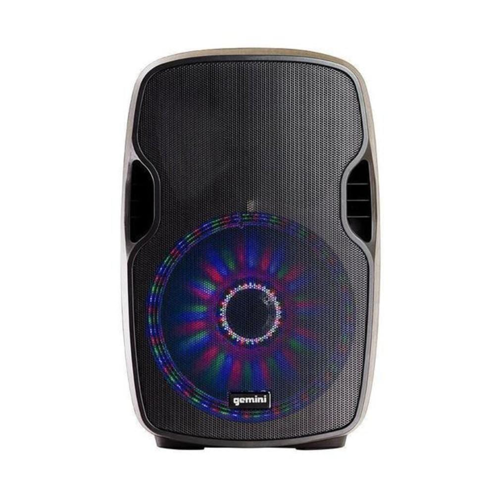 gemini active pa speakers gemini as series multi led bluetooth portable active pa loudspeaker   