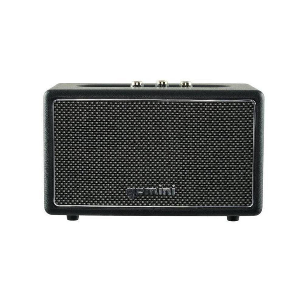 gemini bluetooth speakers black gemini gtr 200 portable retro bluetooth speaker 